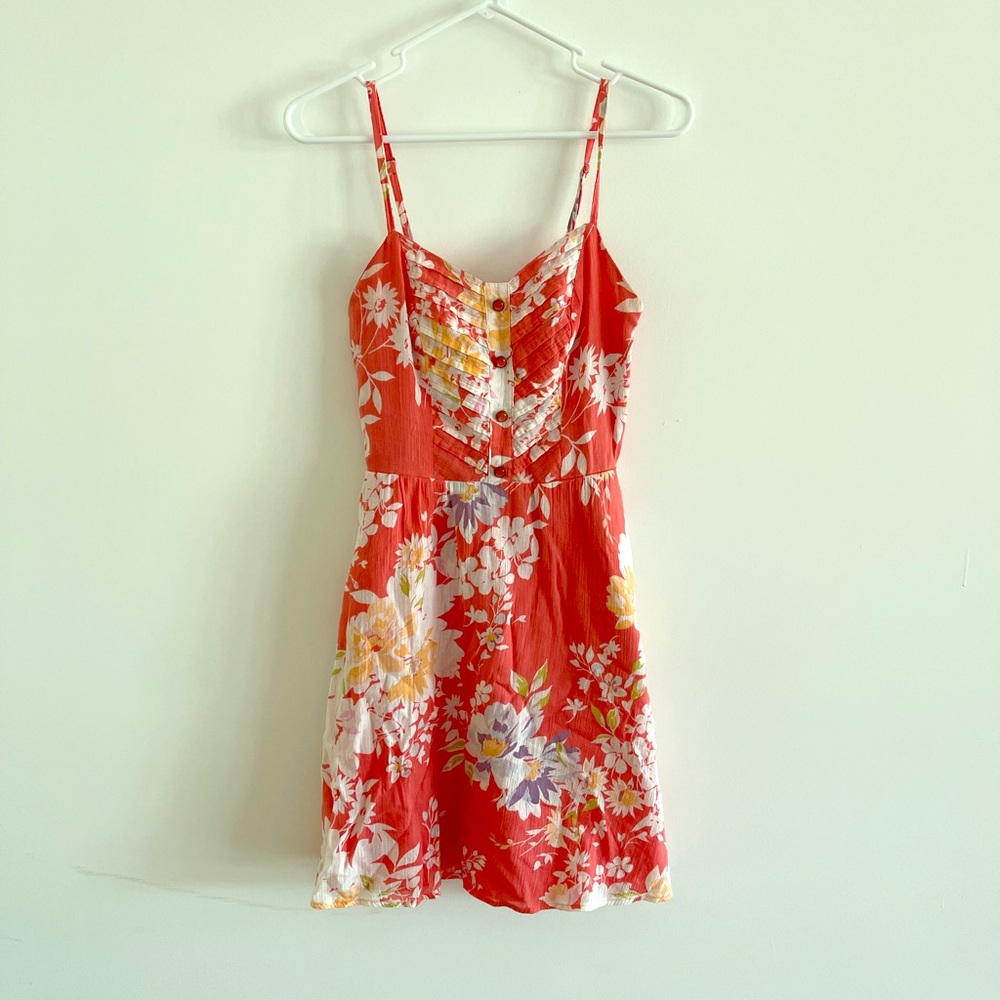 🌼ADORABLE LC Lauren Conrad Orange Summer Dress